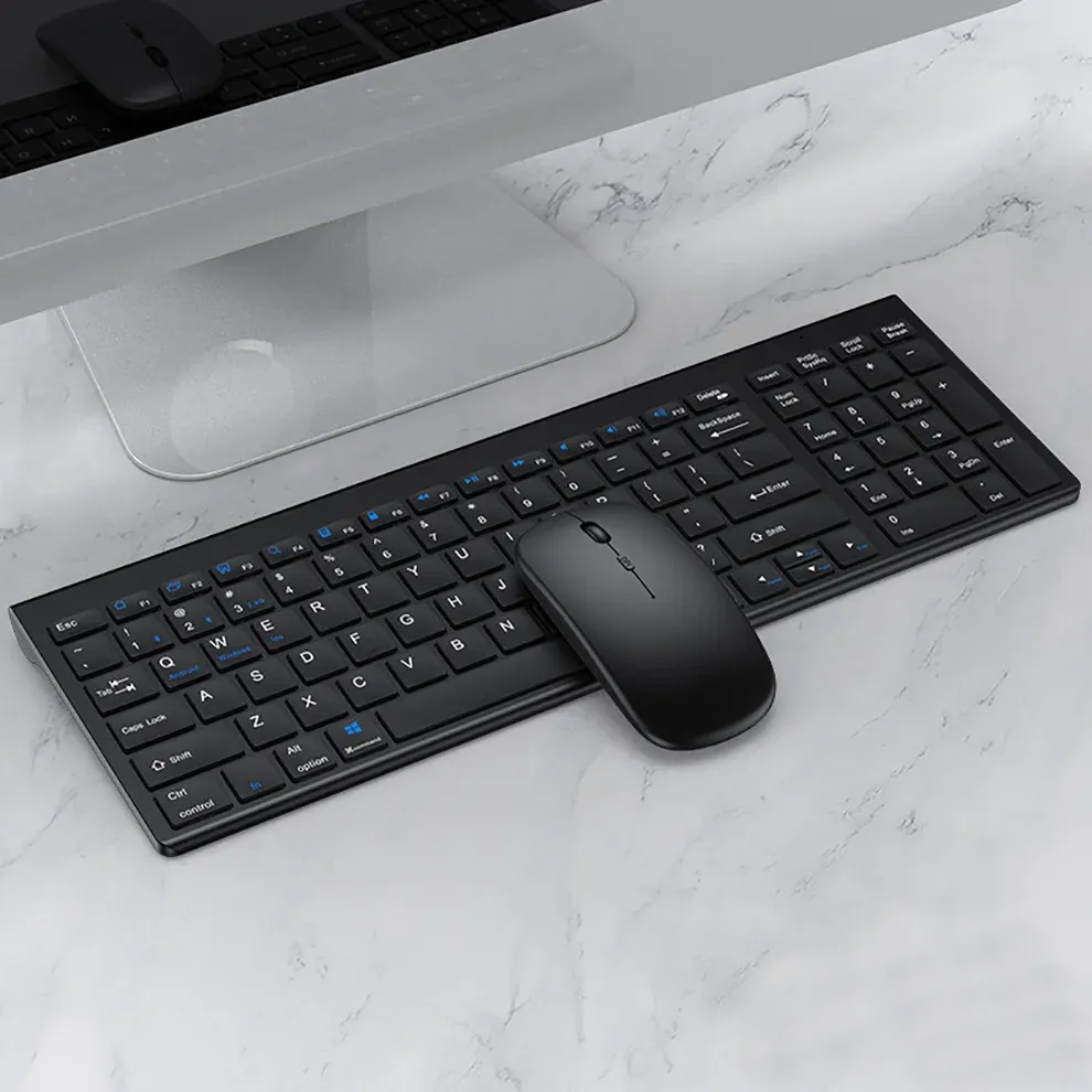 Ensemble clavier et souris Jomaa, vue finale