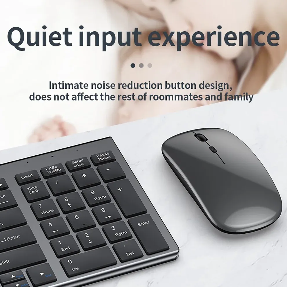 Ensemble clavier et souris sans fil Jomaa, vue d'ensemble