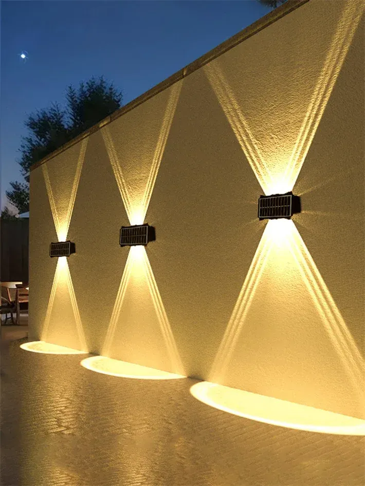 Détail du design de l'applique solaire