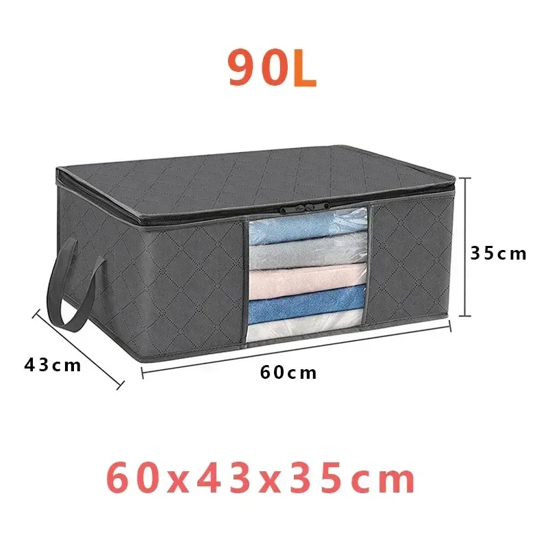 Sac de Rangement Pliable Grande Capacité pour Vêtements, Couvertures et Placard de Chambre 11