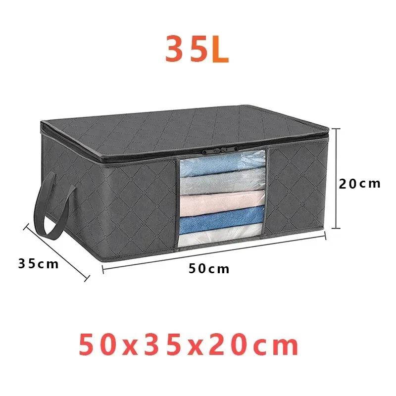 Sac de Rangement Pliable Grande Capacité pour Vêtements, Couvertures et Placard de Chambre 10