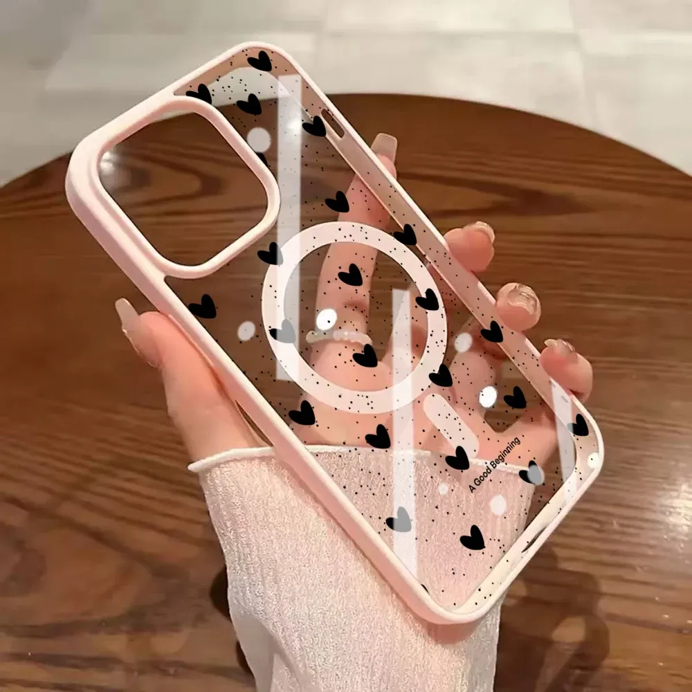 Coque à motif cœur dans un environnement lifestyle