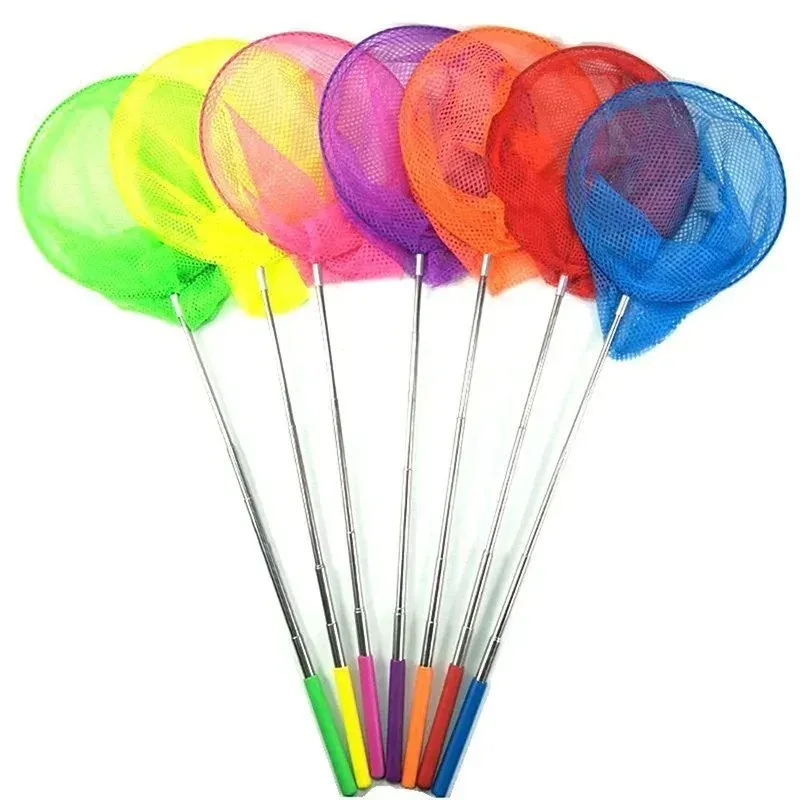 Filet télescopique portable pour insectes et papillons, jouet de plein air pour enfants