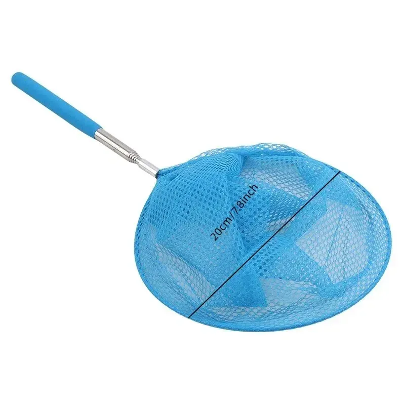 Filet de pêche rétractable en situation d'utilisation