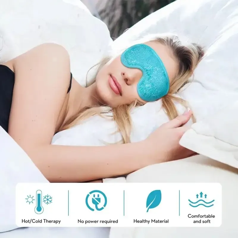 Masque pour les yeux en gel, confort au repos