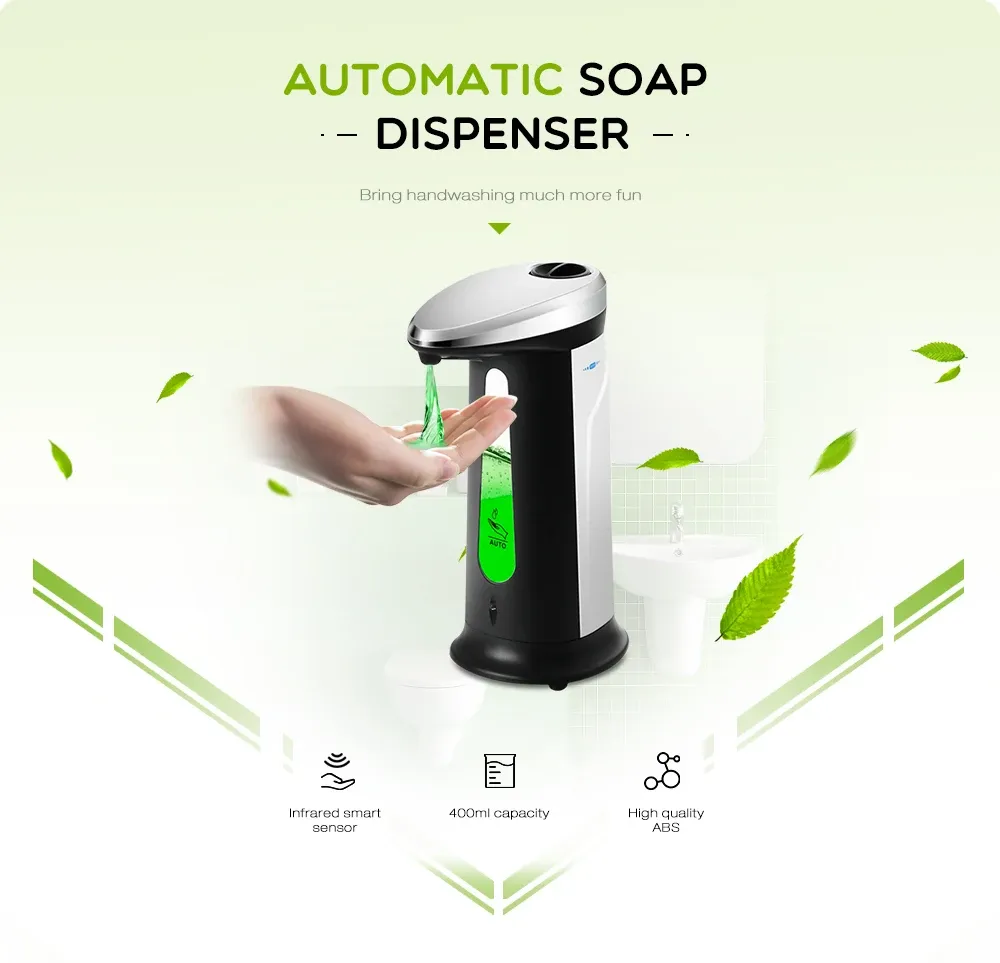 Distributeur de savon liquide automatique au design épuré