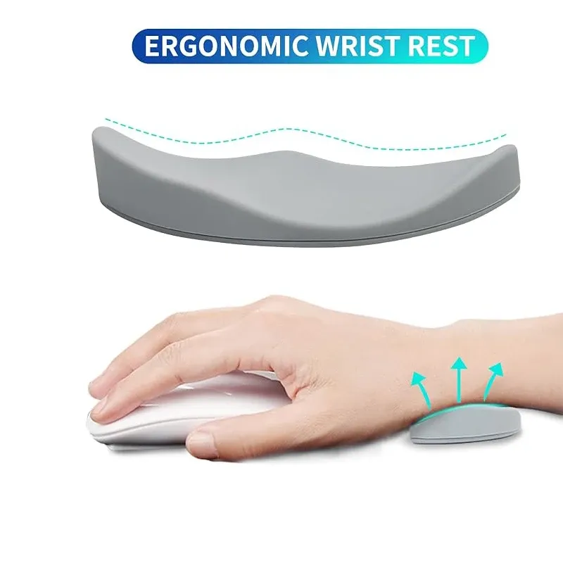 Repose-poignet coulissant ergonomique pour souris, repose-paume pour soulager la fatigue de la main droite, idéal pour le travail et le jeu au bureau 3