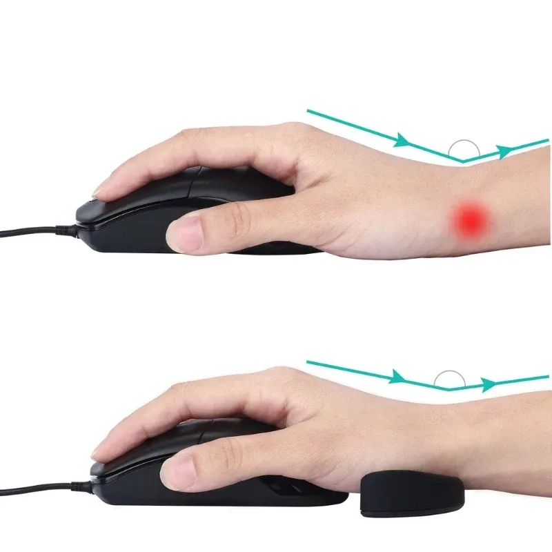 Repose-poignet coulissant ergonomique pour souris, repose-paume pour soulager la fatigue de la main droite, idéal pour le travail et le jeu au bureau 2