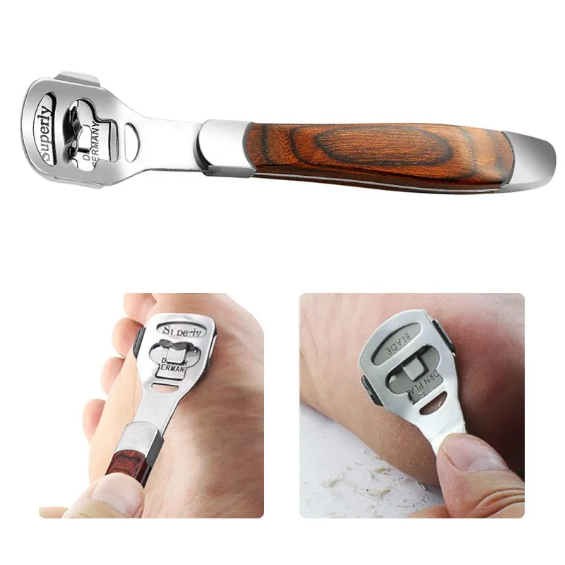 Râpe à pieds pour pédicure, lime à talons, dissolvant de callosités, outil de soin des pieds 2