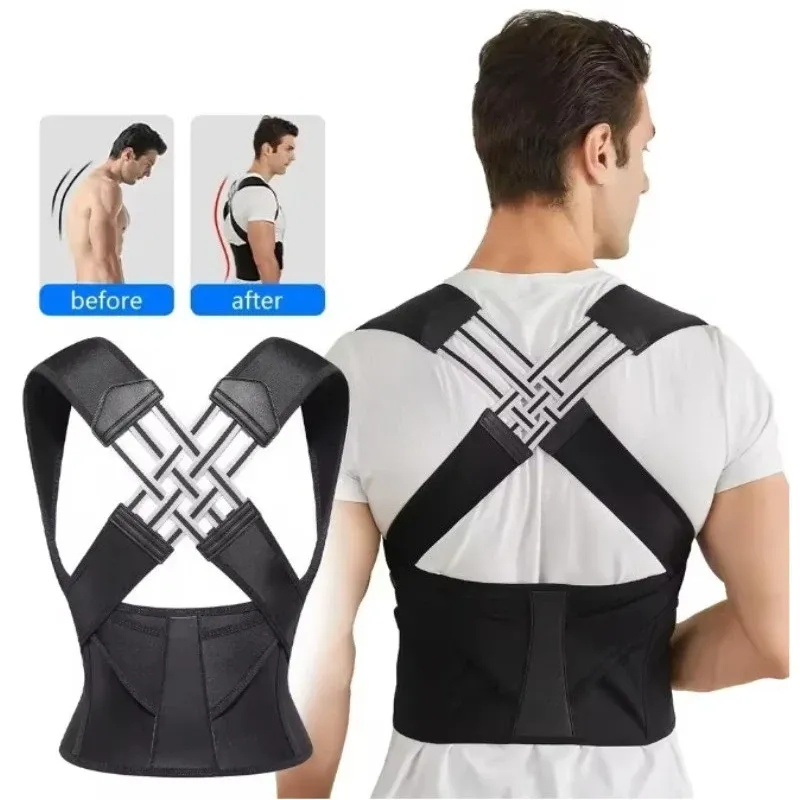 Ceinture correctrice posturale pour le dos, réglable, confortable et unisexe