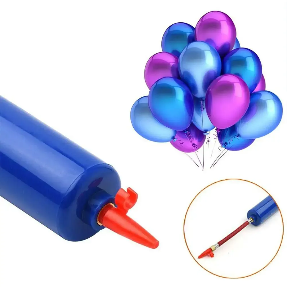 Pompe à air portable pour ballons, kit de gonflage avec aiguille pour ballons de football, de basket-ball, de volley-ball et vélos 5