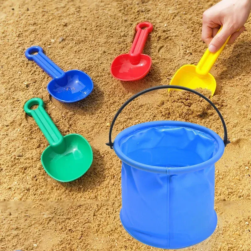 Jouet de sable pliable pour enfants, lot de 2 pièces 2