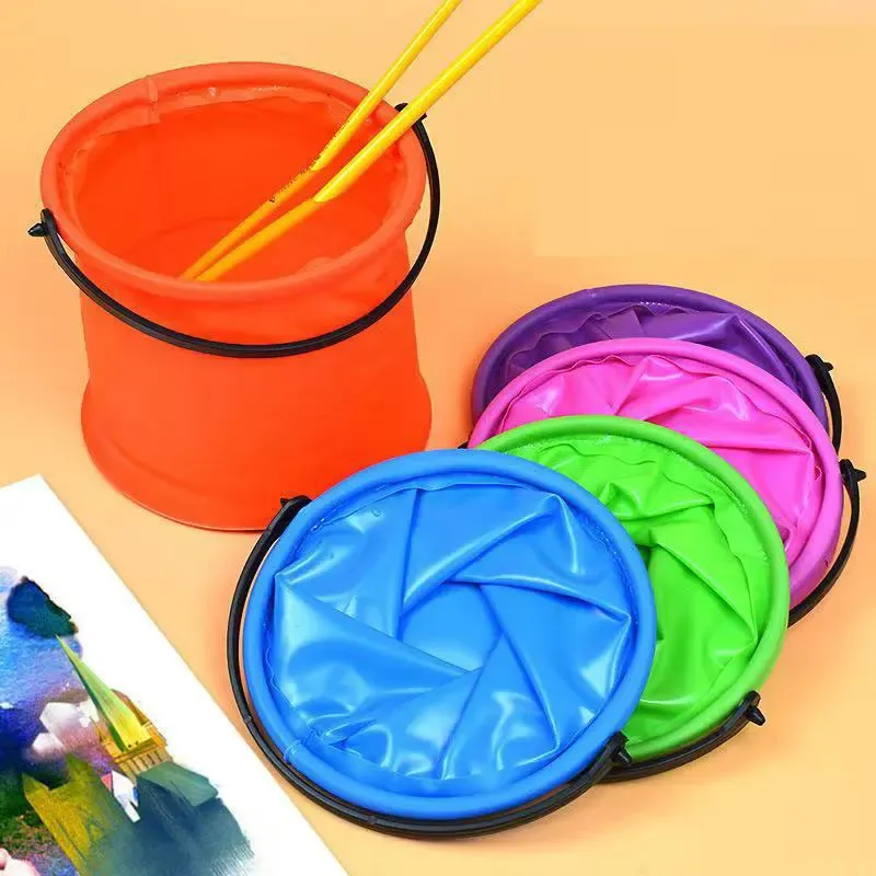 Seau de plage pliable pour enfants, vue d'ensemble