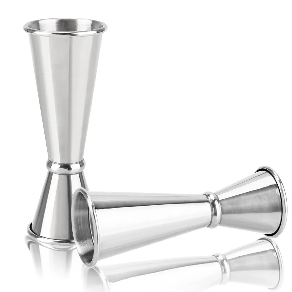 Jigger double 1 oz / 2 oz en acier inoxydable, design japonais, accessoire de bar à cocktail - Image 1