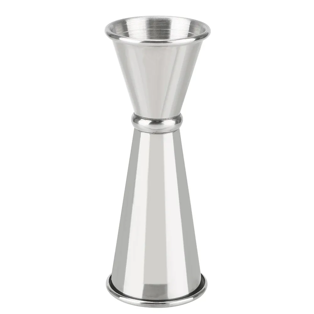 Tasse à mesurer en acier inoxydable, utilisation au bar