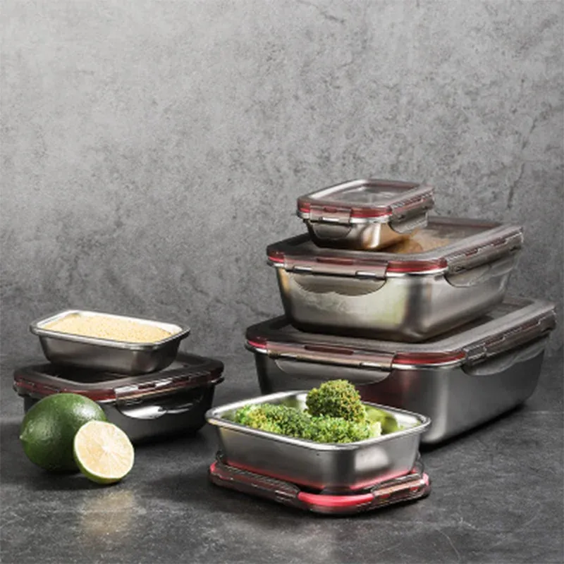 Boîte Bento en acier inoxydable 304 au quotidien