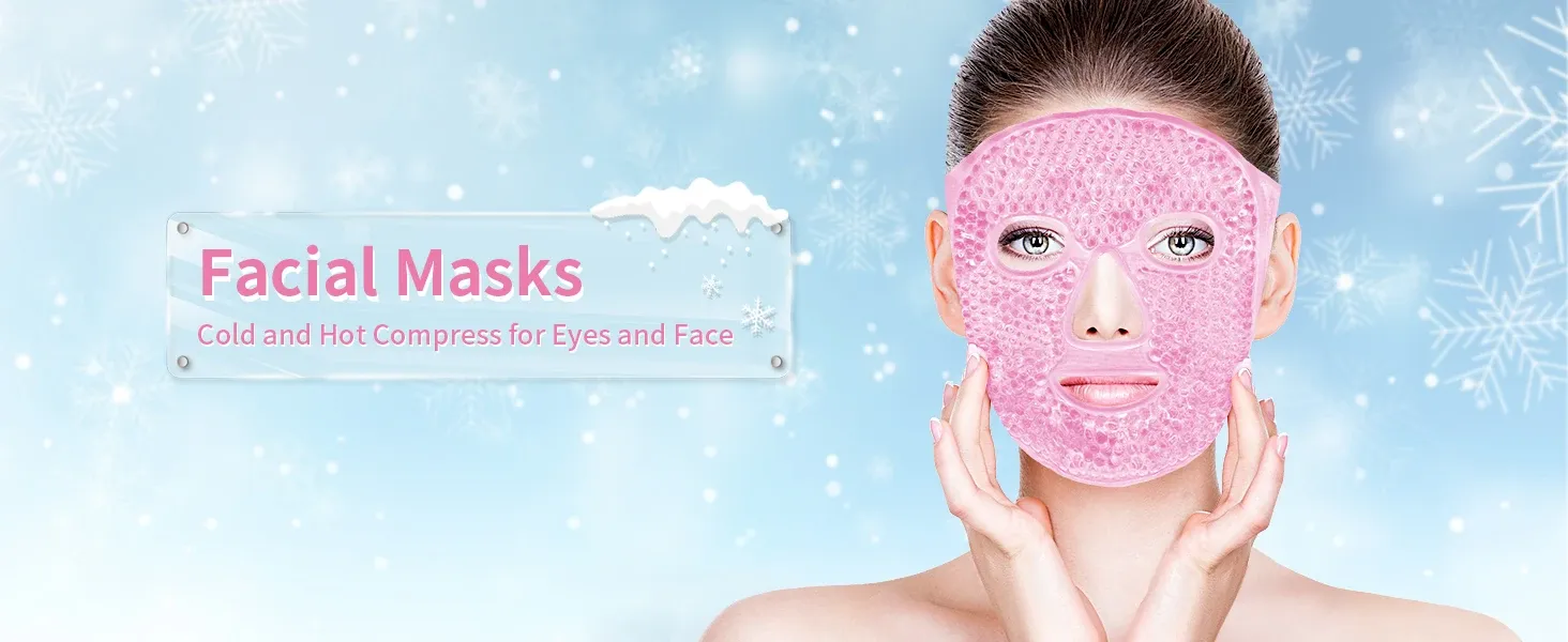 Détail du masque en gel rafraîchissant