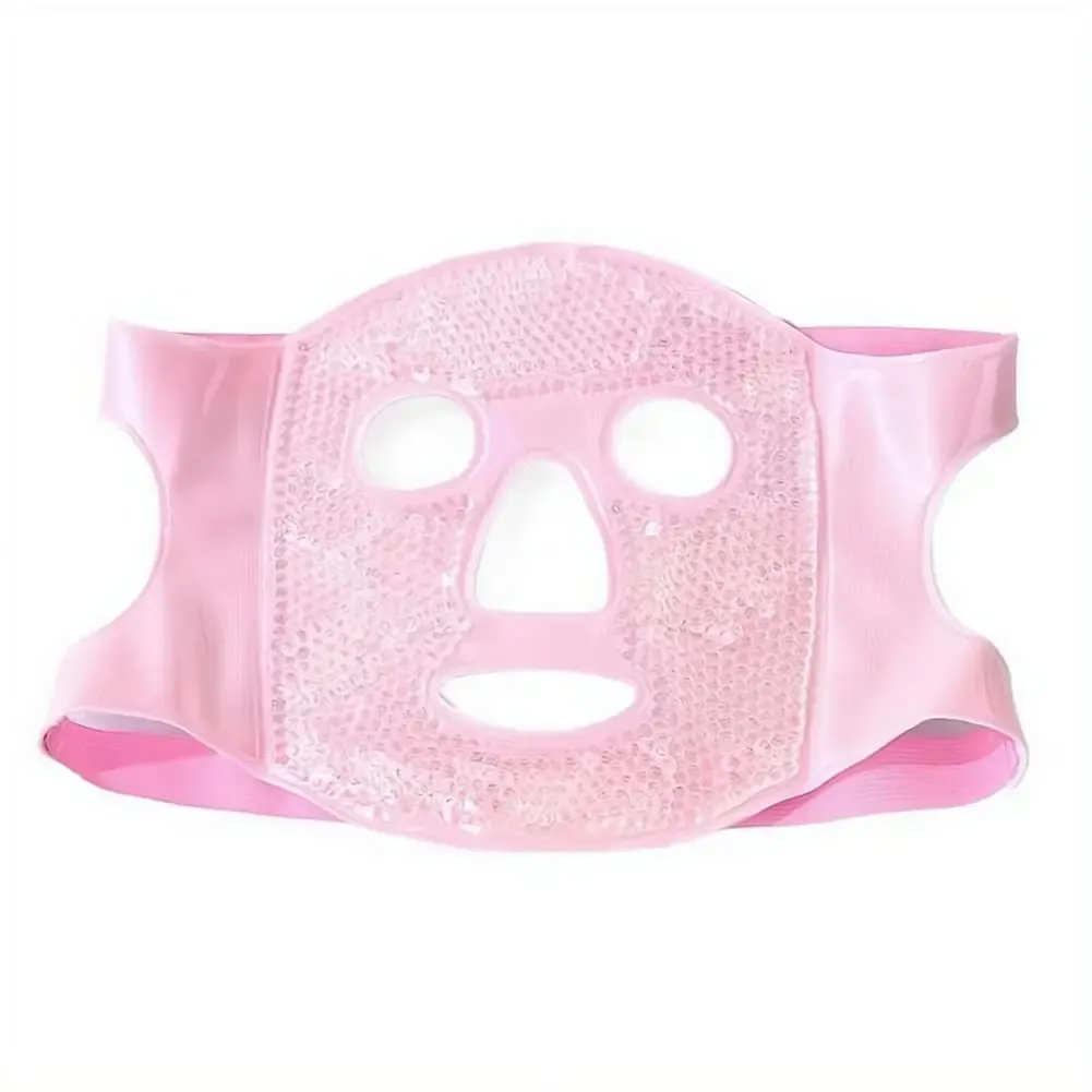 Masque rafraîchissant visage et yeux, mise en situation