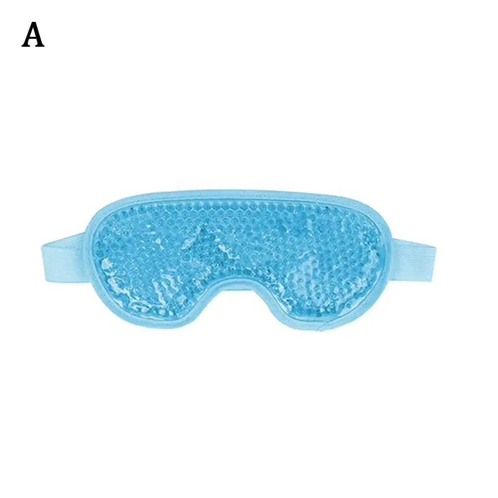 Masque rafraîchissant en gel pour le visage et les yeux avec pack de glace, compatible chaud/froid, masque de sommeil spa en peluche pour raffermir la peau et réduire les poches 16