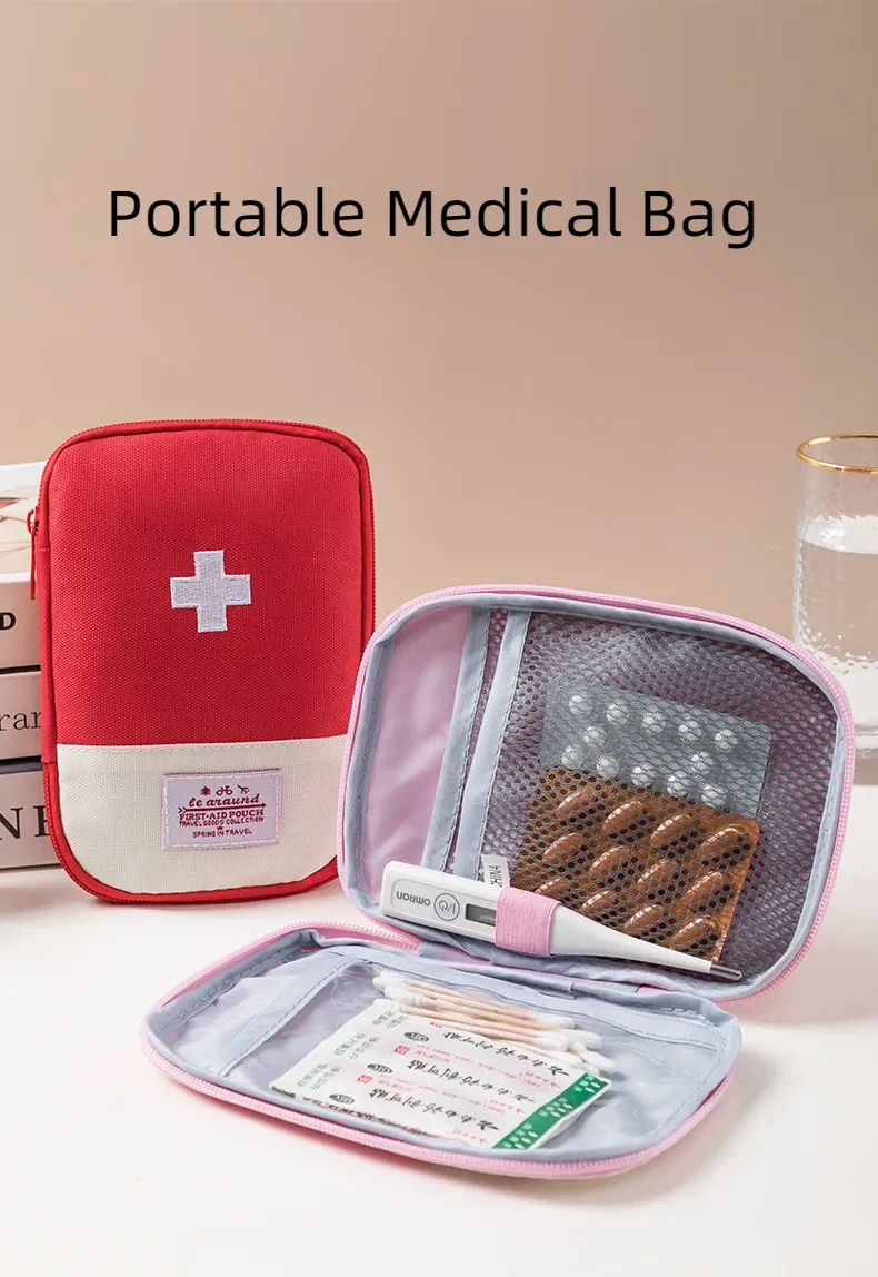 Sac de rangement médical portable, vue d'ensemble