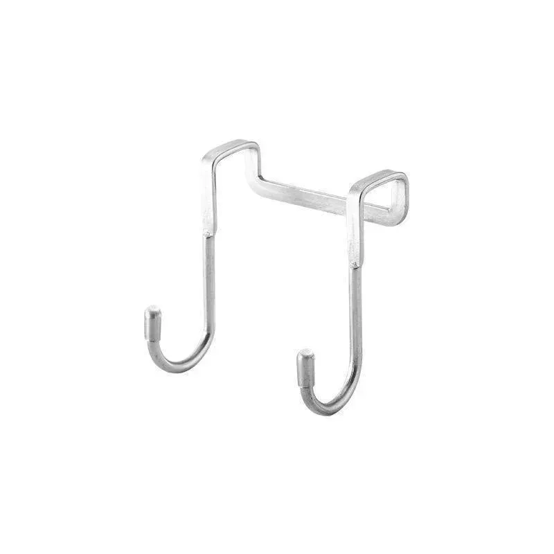 Crochet de porte en acier inoxydable sans perçage, crochet arrière de type S pour manteaux, petit crochet 7