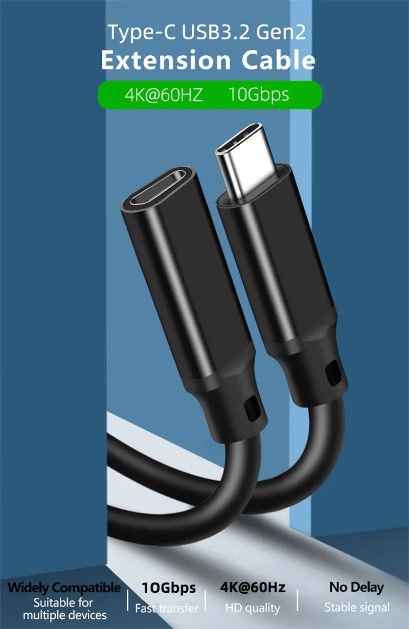 Présentation du câble d'extension USB-C