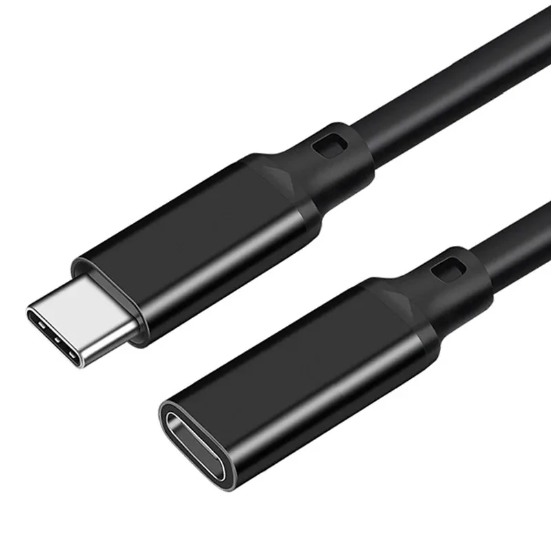 Câble d'extension USB-C mâle vers femelle, USB 3.2 Gen2 10 Gbit/s, charge rapide 100 W, compatible MacBook Pro, Samsung et Xiaomi 10