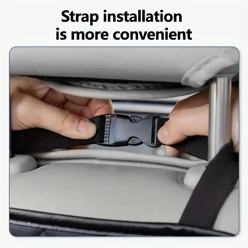 Organisateur de siège auto en cuir PU, rangement pratique