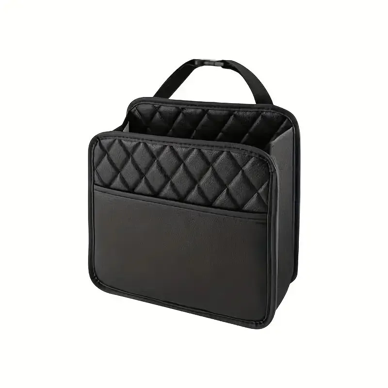 Sac de rangement en similicuir PU pour siège auto, compatible avec tous les modèles de véhicules 7