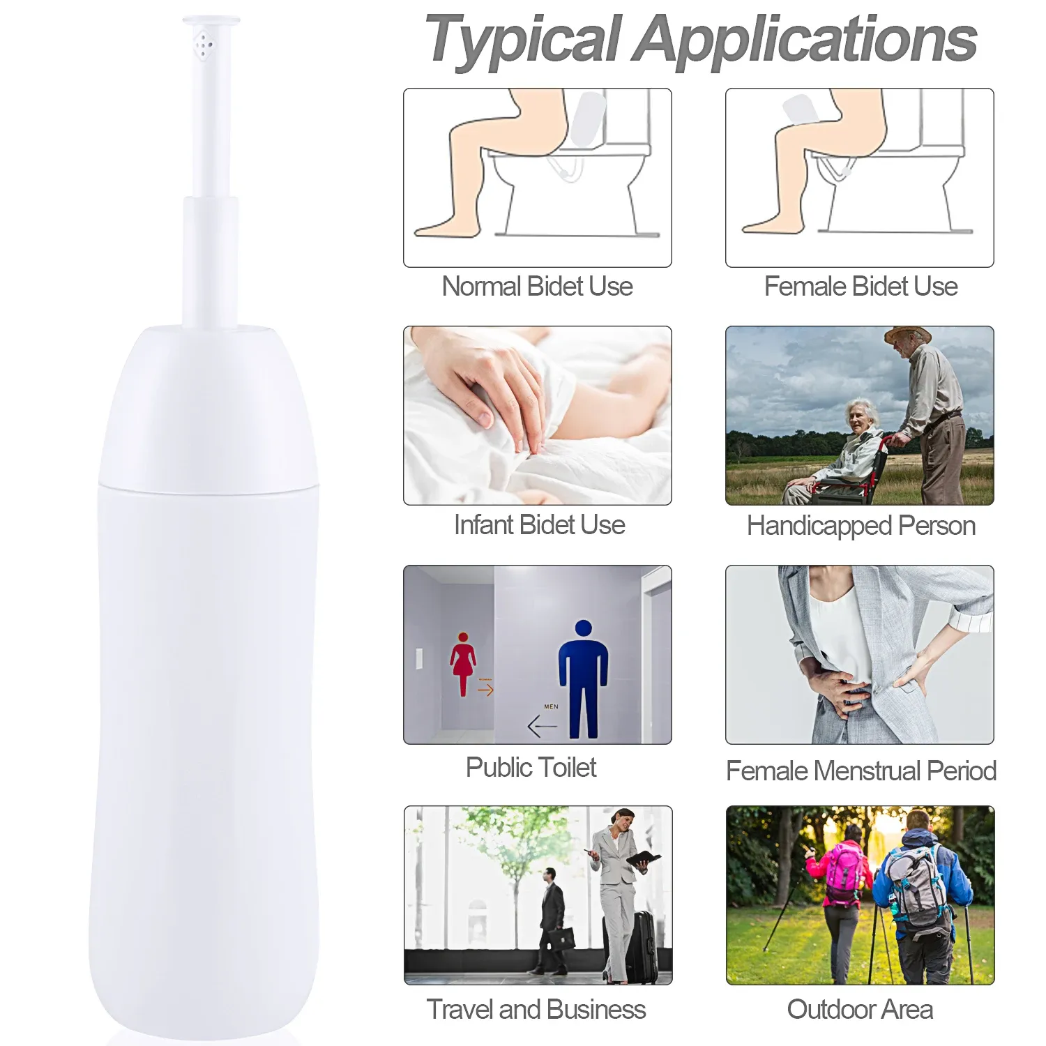 Bidet portable en situation
