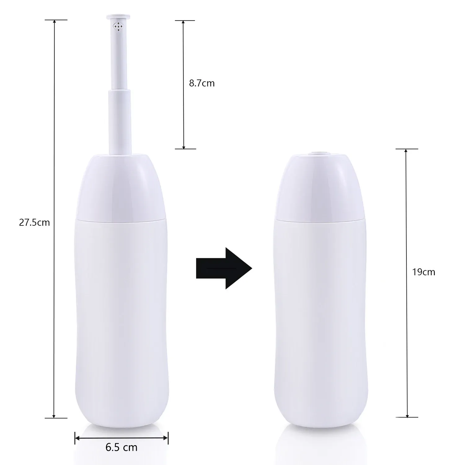 Bidet portable, mise en situation