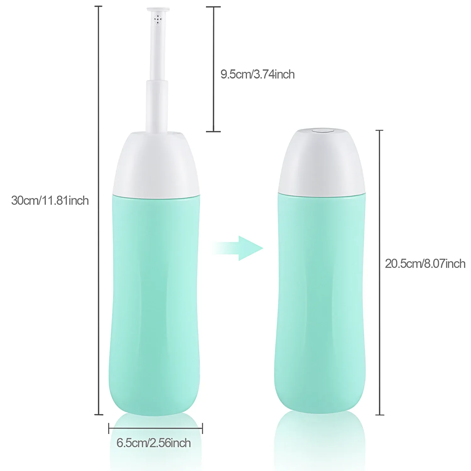 Bidet portable, emballage et rangement