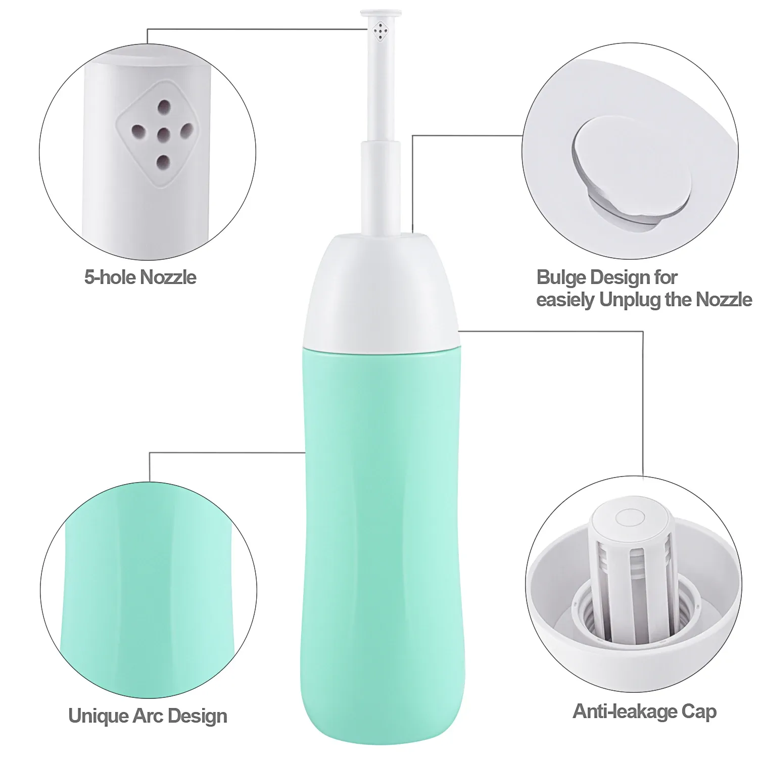 Bidet portable, accessoires
