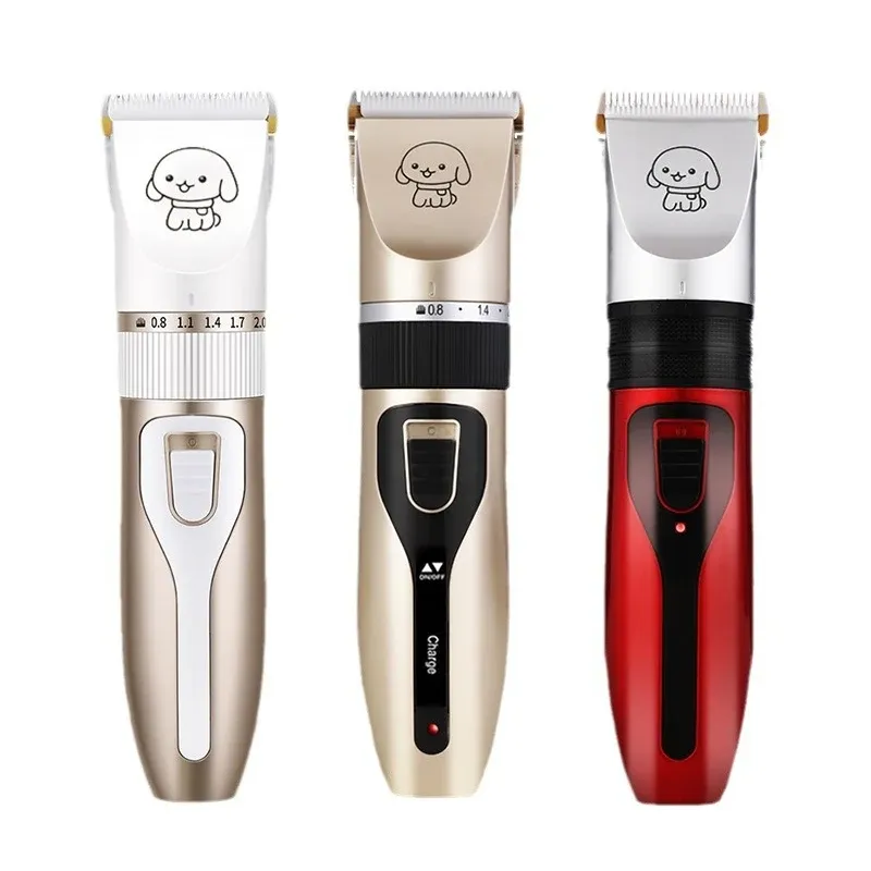 Tondeuse professionnelle sans fil rechargeable pour animaux de compagnie (chiens, chats, lapins) – Kit de toilettage complet 6