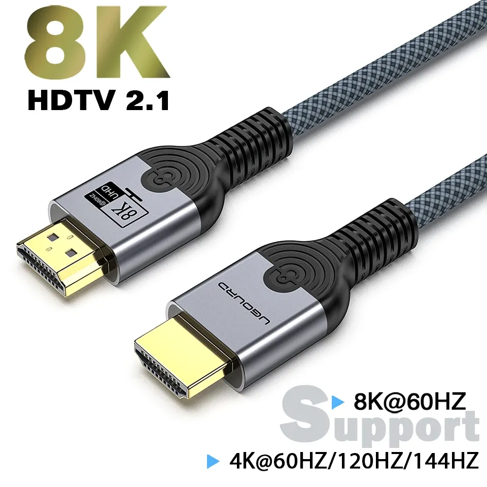 Câble HDMI 2.1 Ultra Haute Définition, vue détaillée