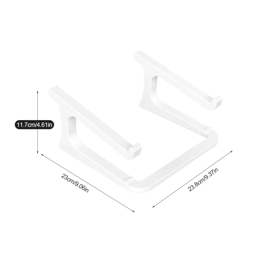 Support ergonomique pour ordinateur portable avec support clavier – Élévateur de bureau portable compatible MacBook, PC et tablette – Robuste 5