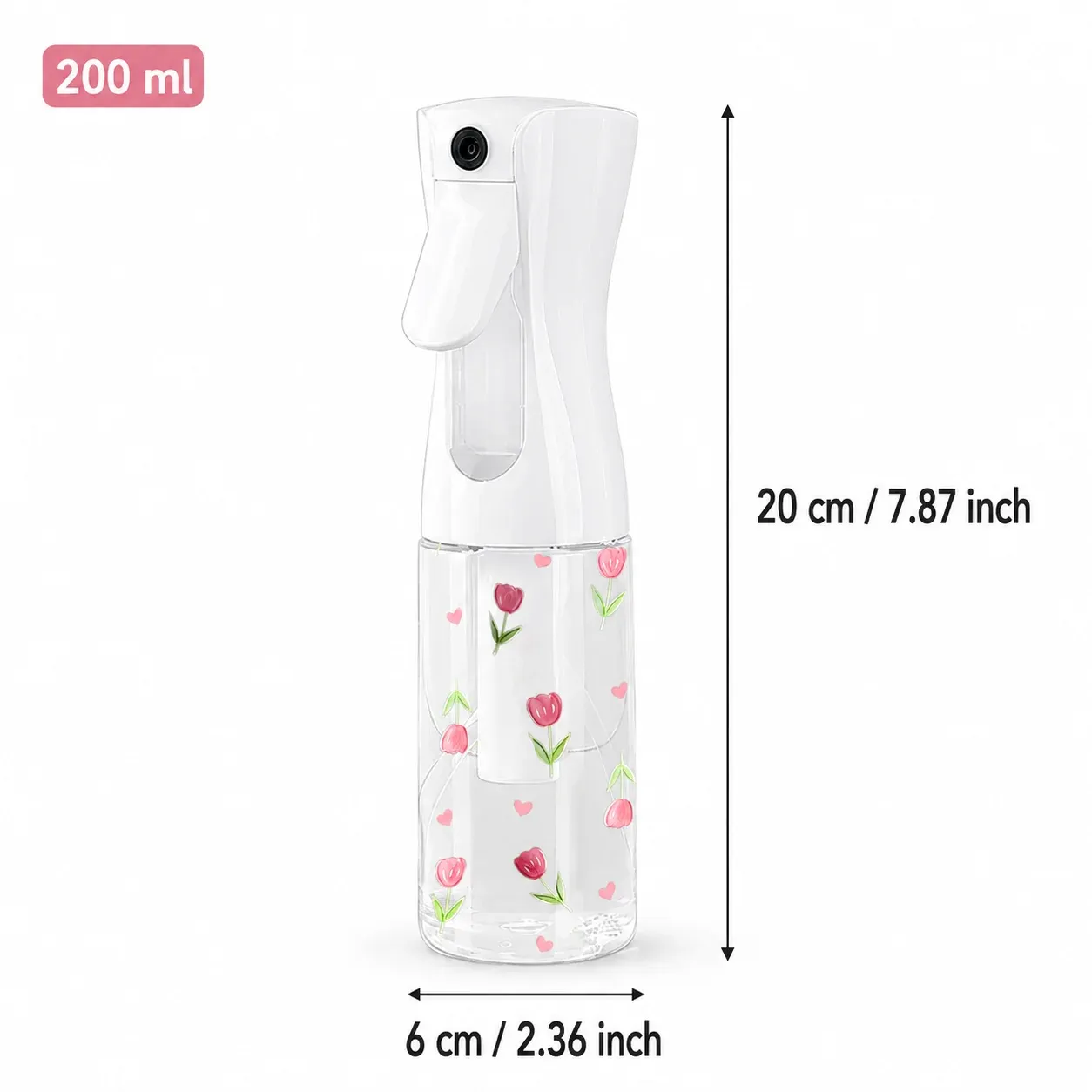 Vaporisateur à brume continue florale rechargeable, pulvérisateur d'eau à fine brume pour salon de coiffure, plantes, nettoyage et voyage 13