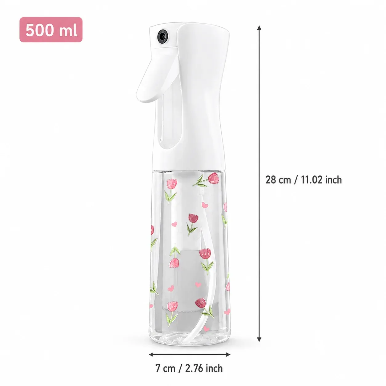 Vaporisateur à brume continue florale rechargeable, pulvérisateur d'eau à fine brume pour salon de coiffure, plantes, nettoyage et voyage 14