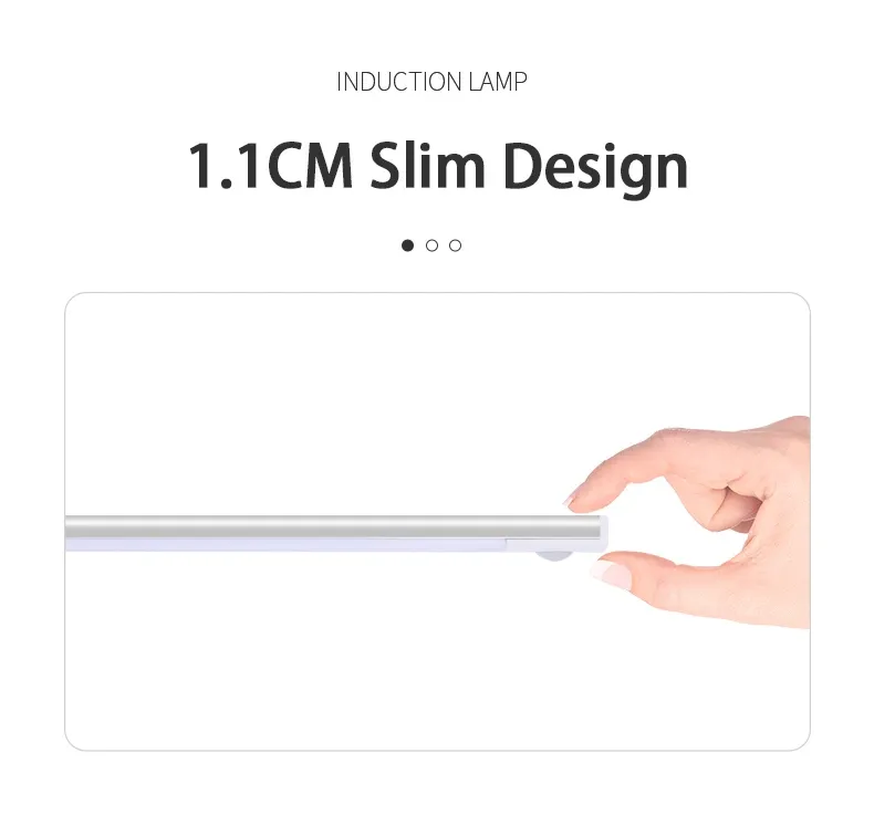 Commandes tactiles de la veilleuse LED