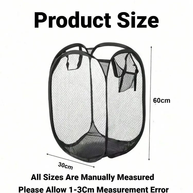 Organisateur de vaisselle mural pliable en maille, vue d'ensemble