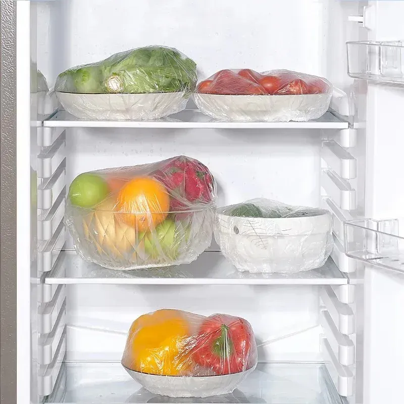 Couvercles alimentaires réutilisables élastiques, lot de 100/500/1000 pièces 5