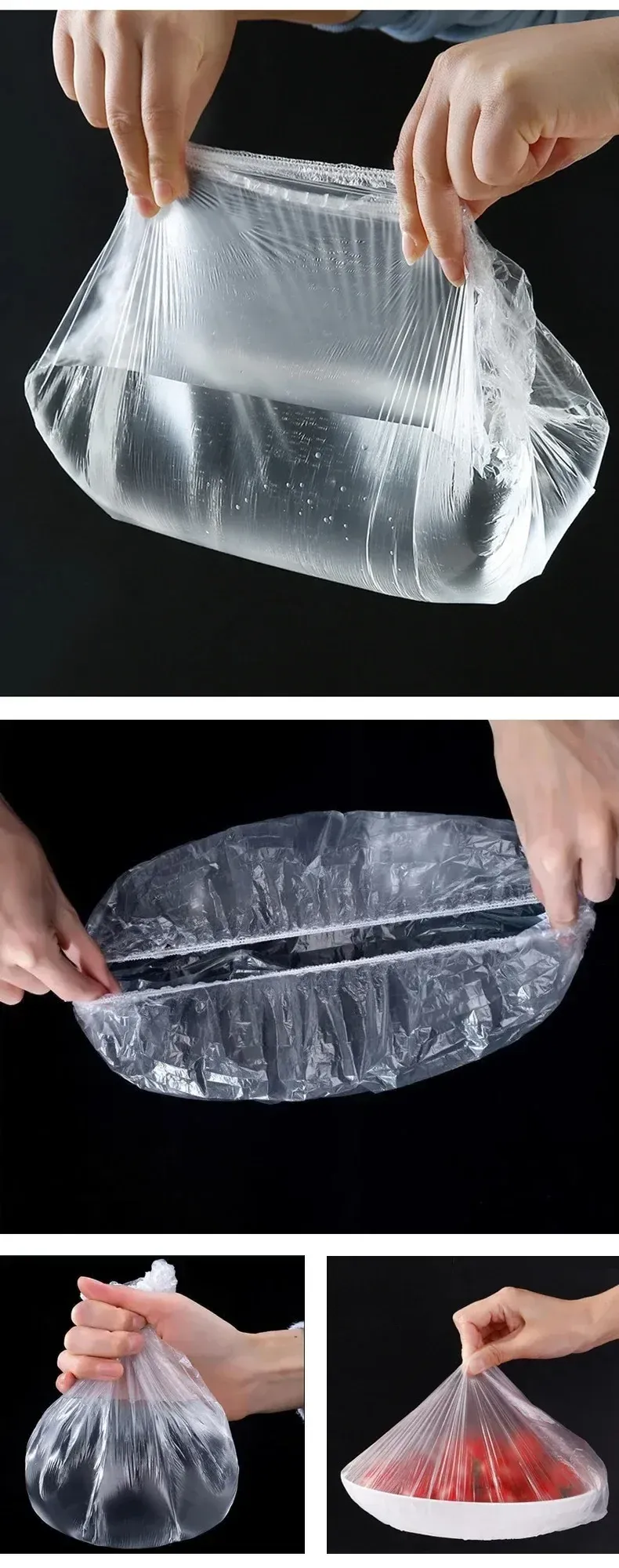 Organisation de la cuisine avec des couvercles élastiques
