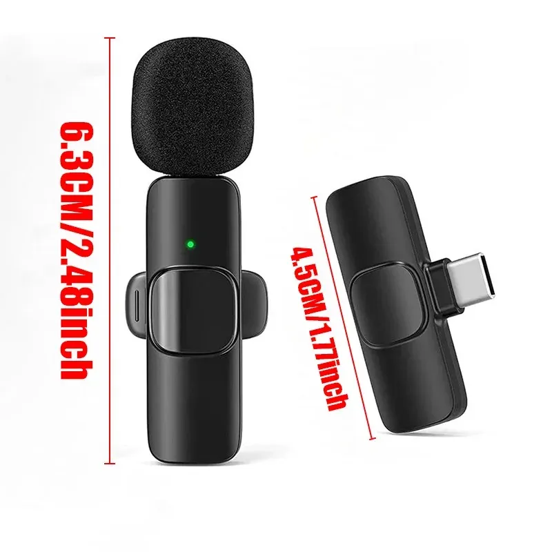Microphone Lavalier sans Fil pour iPhone et iPad, Micro d'Enregistrement Vidéo avec Réduction du Bruit pour Interviews, Podcasts et Vlogs 2