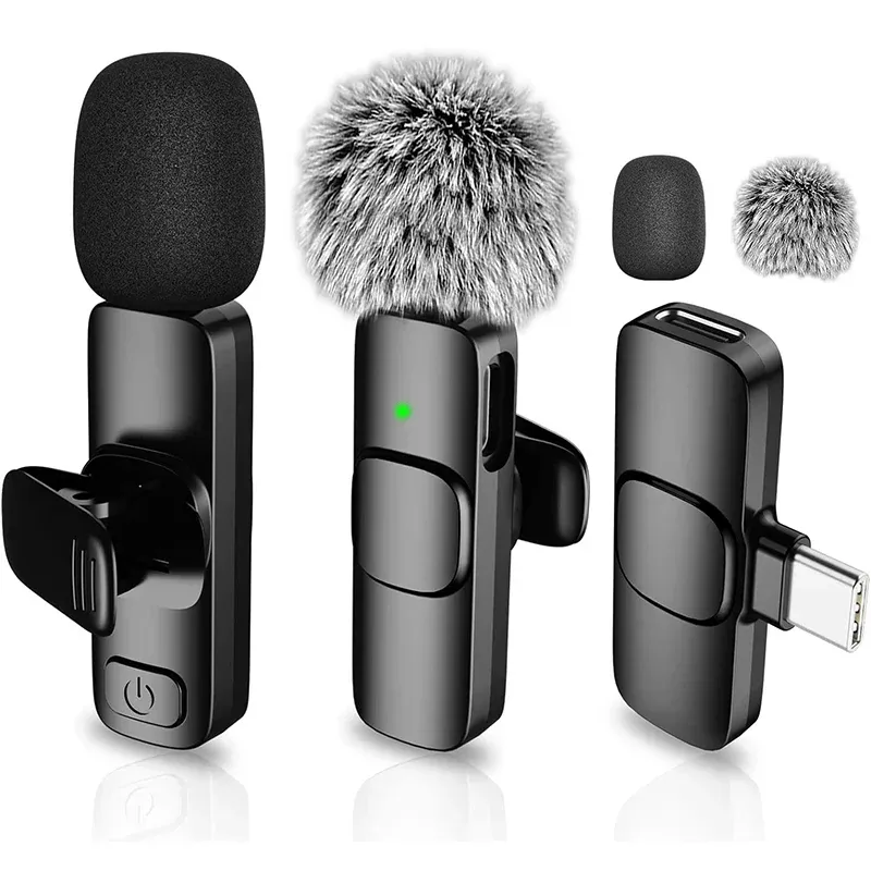 Microphone-cravate sans fil pour podcast
