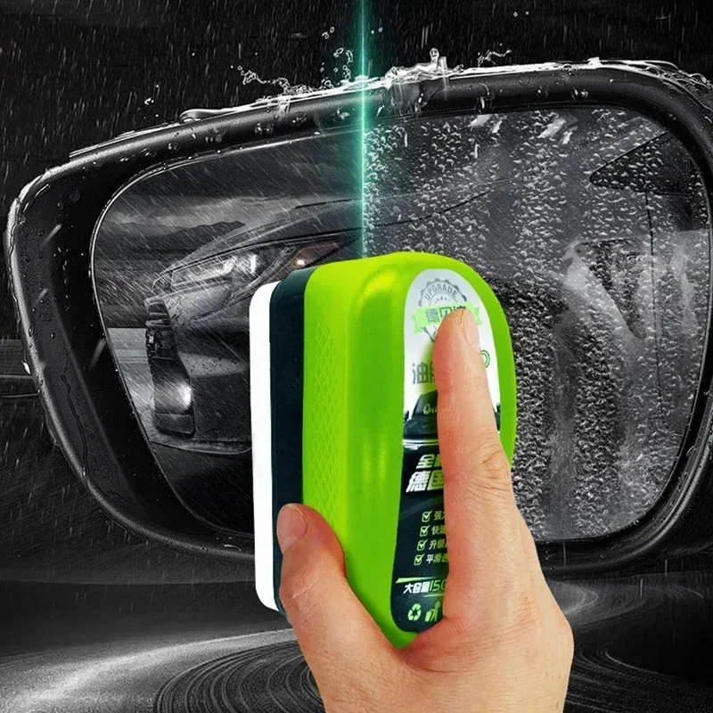 Brosse éponge de nettoyage pour vitres de voiture, dissolvant de film gras pour pare-brise, nettoyant intérieur de pare-brise avant, nouveau - Image 1