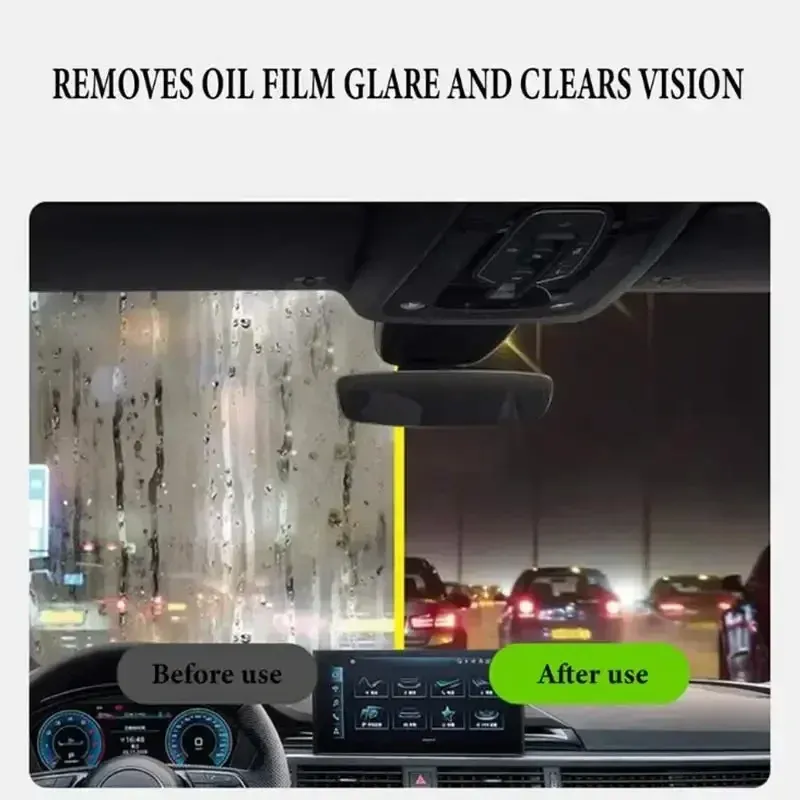 Brosse éponge de nettoyage pour vitres de voiture, dissolvant de film gras pour pare-brise, nettoyant intérieur de pare-brise avant, nouveau 6