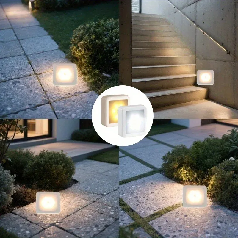 Lampe LED à détecteur de mouvement fonctionnant sur piles, pour WC, chevet et couloir 2