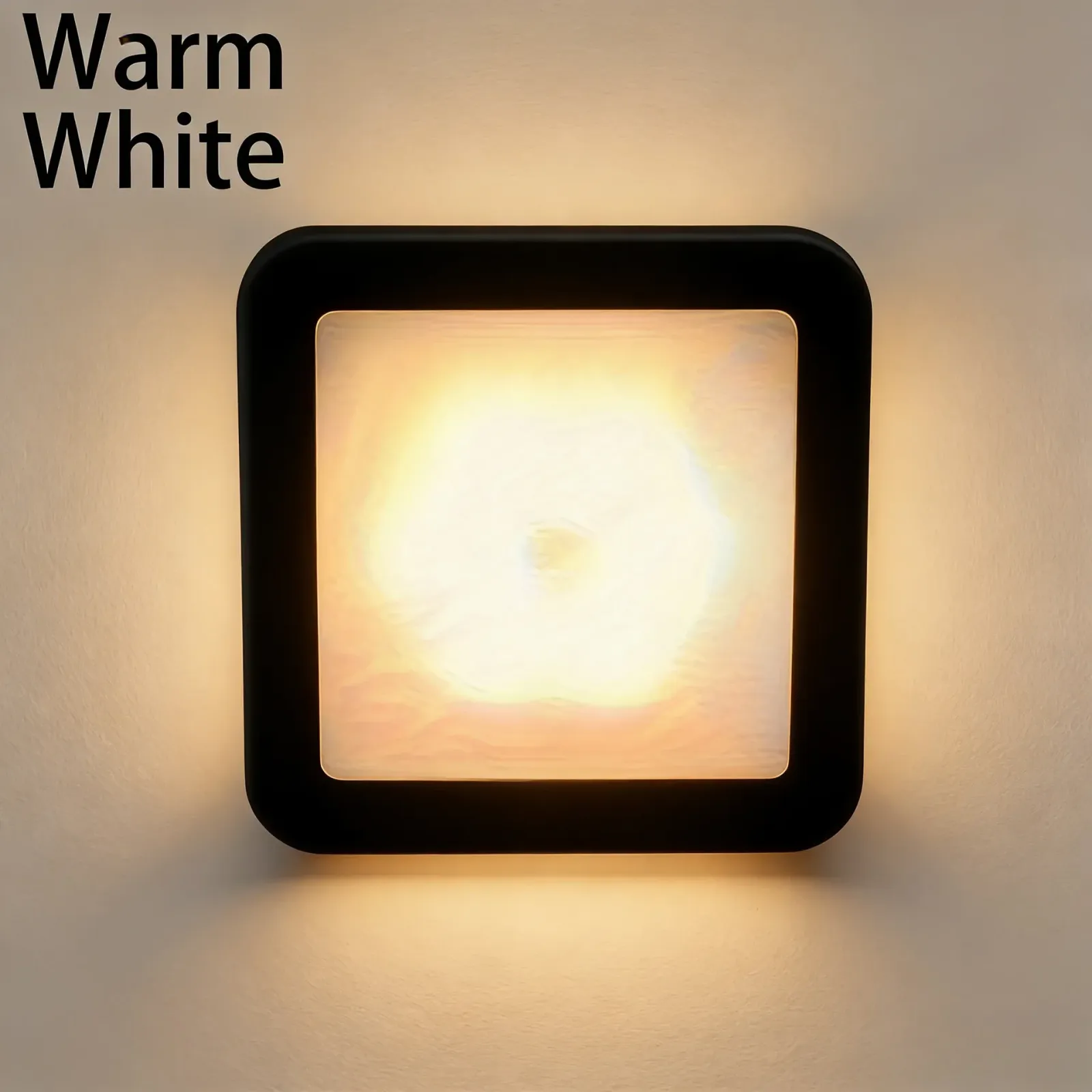 Lampe de nuit LED en ambiance domestique