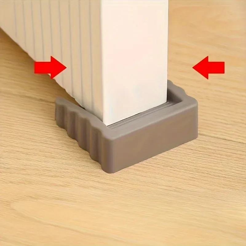 Lot de 2 bloqueurs de porte coupe-vent, cales de porte anti-collision en plastique mat, disponibles en 4 coloris 5