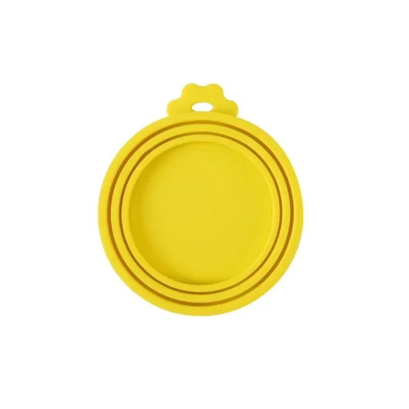 Couvercle réutilisable en silicone sans BPA pour boîtes de nourriture pour chiens et chats 5